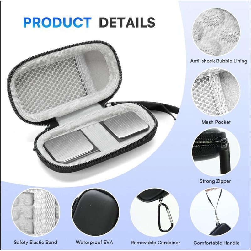 AliveCor KardiaMobile ECG & 6L Heart Monitor Protective Storage Case