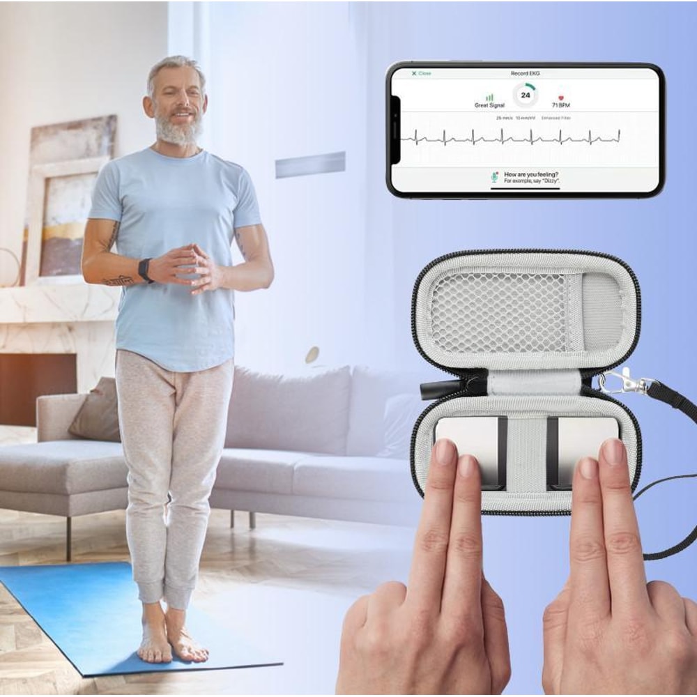 AliveCor KardiaMobile ECG & 6L Heart Monitor Protective Storage Case