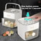 Double Layer Ice Cube Tray with Lid and Bin Easy Push Release Ice Maker