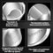 304 Stainless Steel Colander Bowl for Rice, Pasta & Vegetable Washing