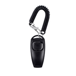 2-in-1 dog training clicker & dog whistle with adjustable wristband for pet obedience training