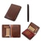 Premium Leather Passport Holder Travel Wallet With Card Slots For Men Women 2