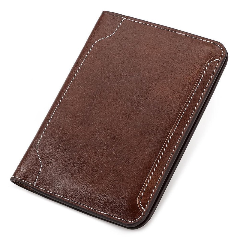 Premium Leather Passport Holder Travel Wallet With Card Slots For Men Women 6