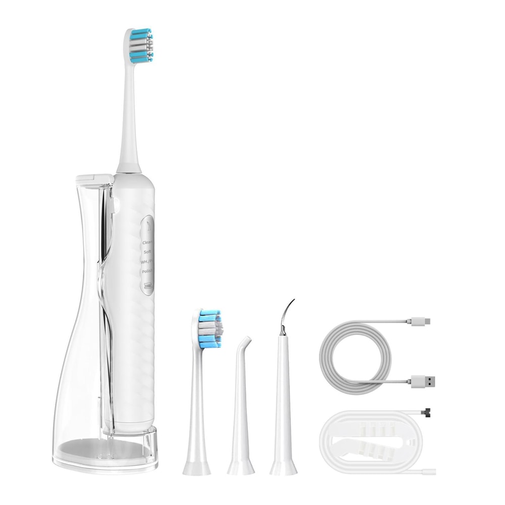 3in1 Sonic Electric Toothbrush Water Flosser Oral Irrigator For Deep Gum Cleaning 10
