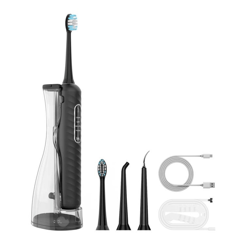 3in1 Sonic Electric Toothbrush Water Flosser Oral Irrigator For Deep Gum Cleaning 9