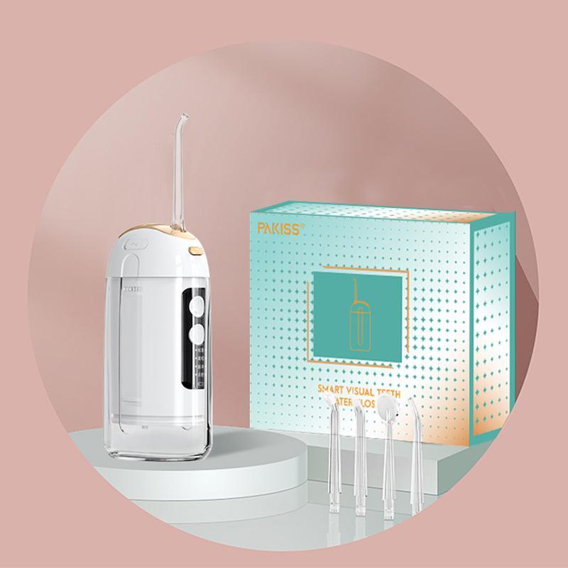 Portable Water Flosser For Teeth Cleaning With Retractable 200ml Tank 4 Cleaning Modes 9