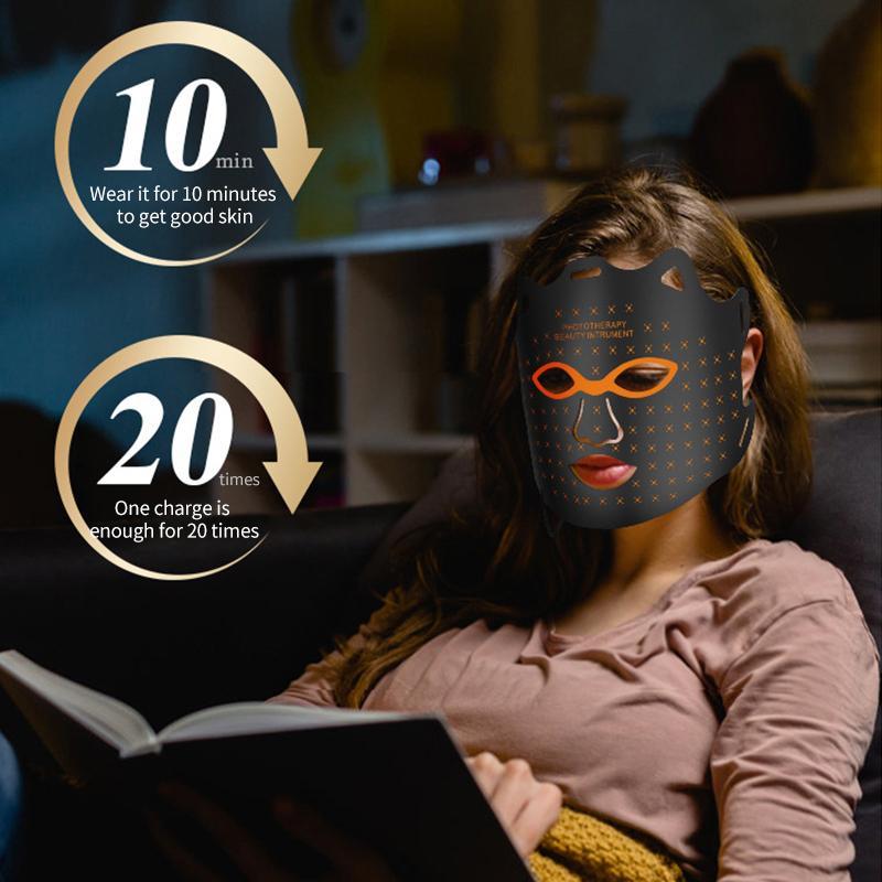 7 Color LED Face Mask For Skin Rejuvenation And Anti Aging Therapy 5