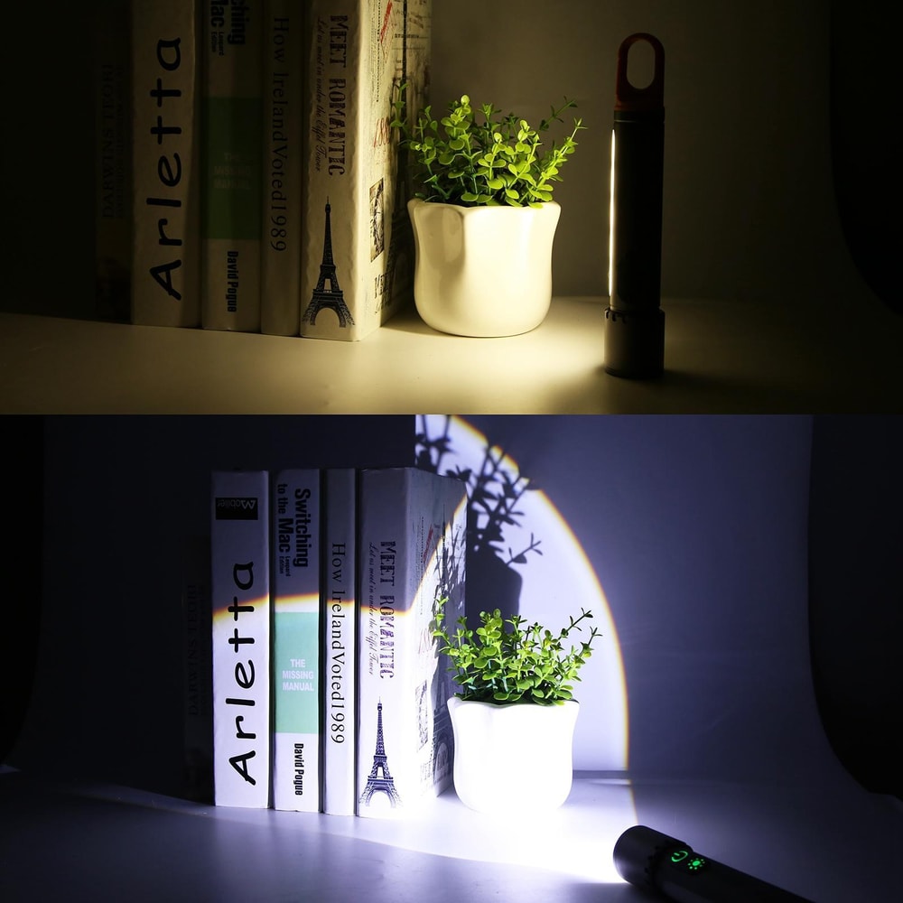 Waterproof Tactical Flashlight With Zoom COB Emergency Light 6