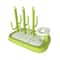 Baby Bottle Drying Rack With Brush Holder And Fast Drain Tray For Bottles Nipples 0