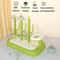 Baby Bottle Drying Rack With Brush Holder And Fast Drain Tray For Bottles Nipples 2
