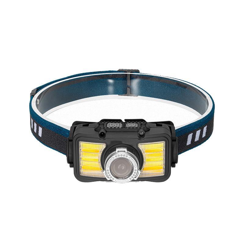 COB Motion Sensor LED Headlamp Rechargeable Mini Fishing And Camping Light 0