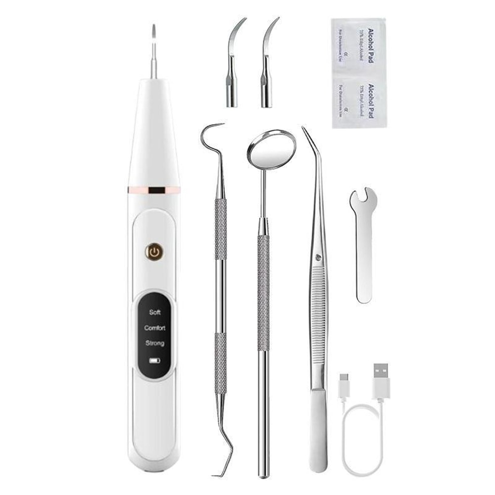 Ultrasonic Pet Teeth Cleaner Kit For Dogs Cats Plaque And Tartar Remover 9
