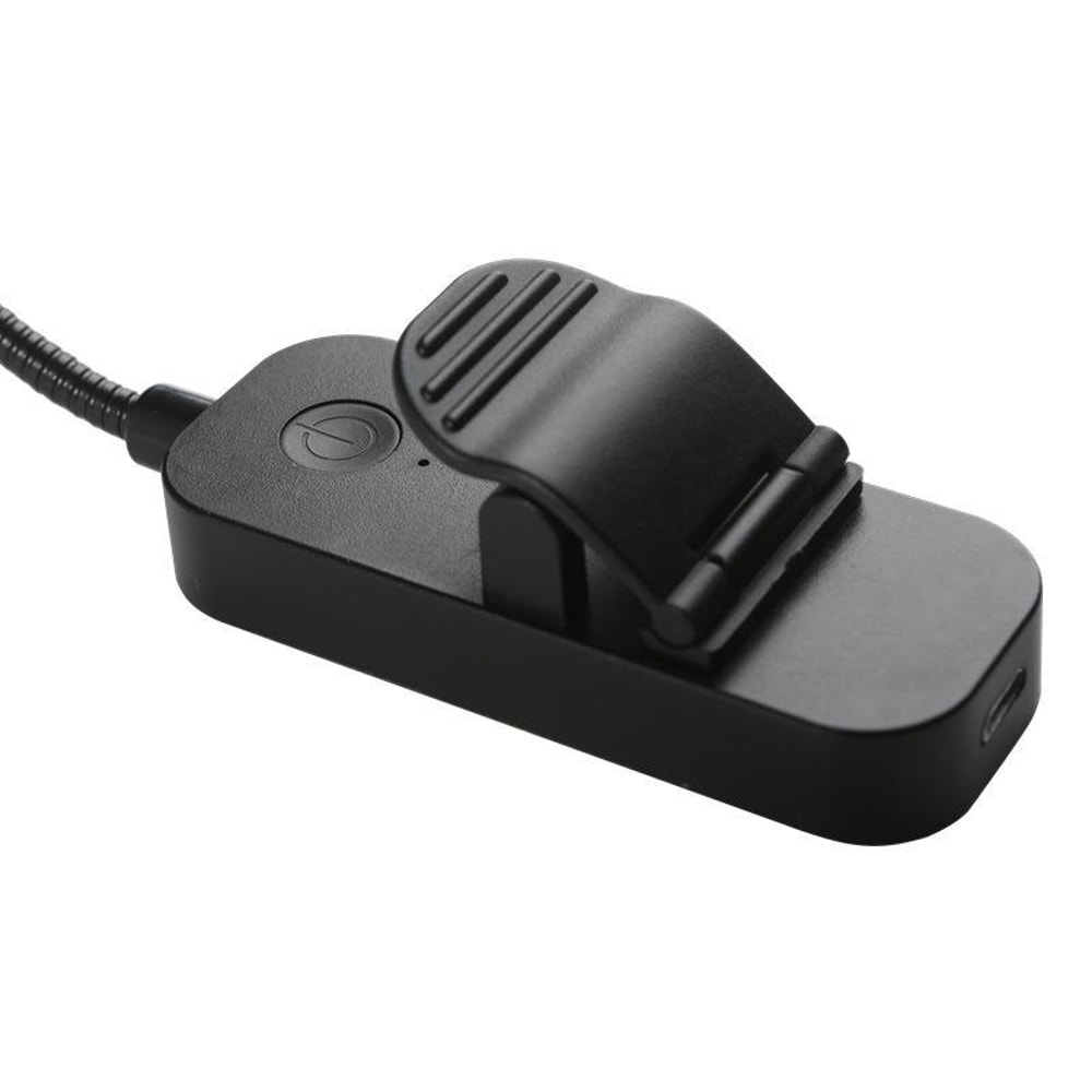 Rechargeable Book Light Clip On Reading Lamp With Adjustable Brightness 3 Color Modes 2