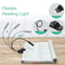 Rechargeable Book Light Clip On Reading Lamp With Adjustable Brightness 3 Color Modes 5