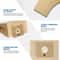 Bissell 4122 2154A Vacuum Dust Filter Bags 2pcs Heavy Duty Replacement Bags
