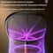 2-in-1 Rechargeable Electric Mosquito Swatter with UV Bug Zapper Light
