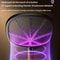 2-in-1 Rechargeable Electric Mosquito Swatter with UV Bug Zapper Light