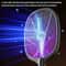 2-in-1 Rechargeable Electric Mosquito Swatter with UV Bug Zapper Light