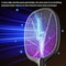 2-in-1 Rechargeable Electric Mosquito Swatter with UV Bug Zapper Light