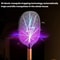 2-in-1 Rechargeable Electric Mosquito Swatter with UV Bug Zapper Light