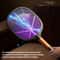2-in-1 Rechargeable Electric Mosquito Swatter with UV Bug Zapper Light