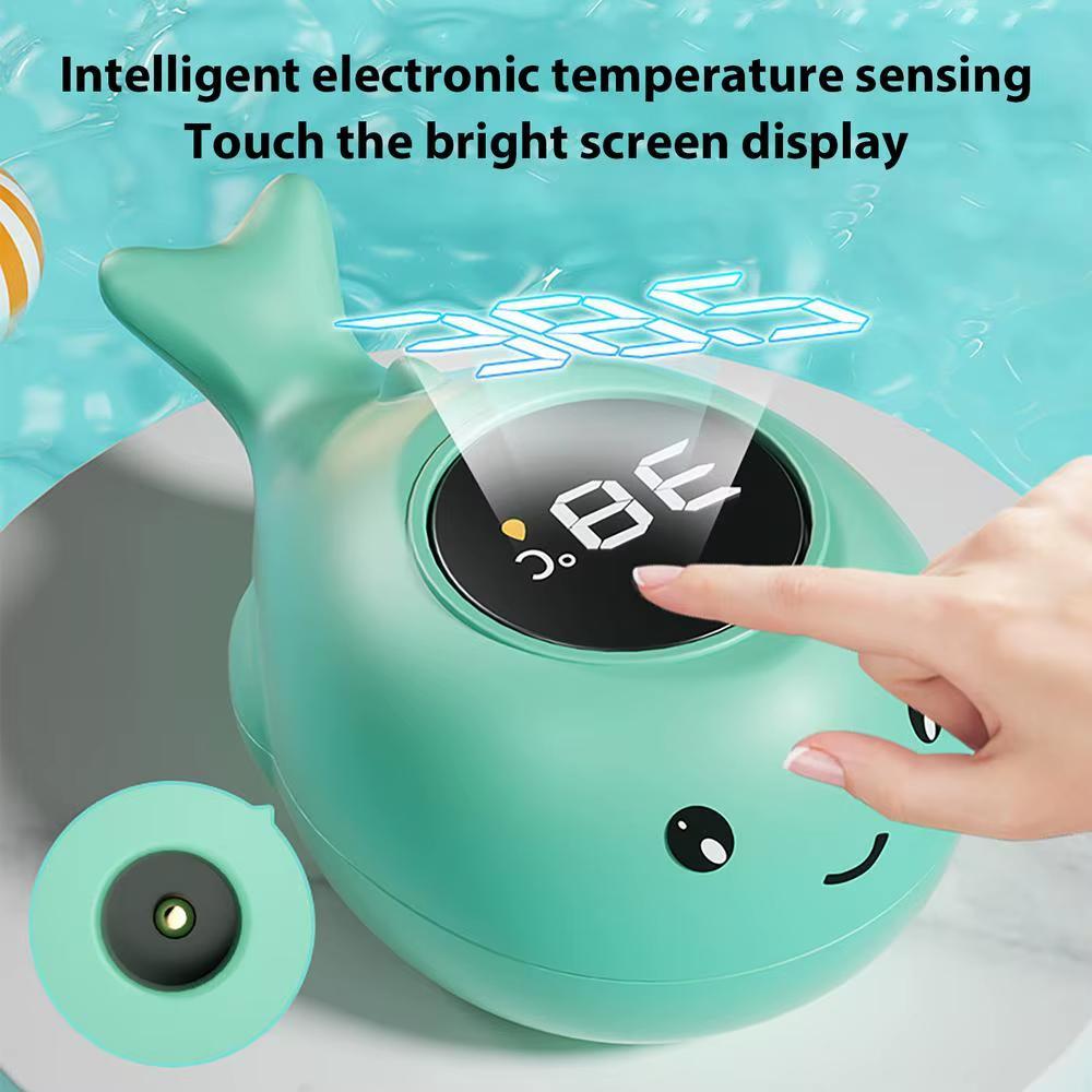 Whale Smart Baby Bath Thermometer With LED Water Thermometer Display Waterproof Temperature Sensor 2