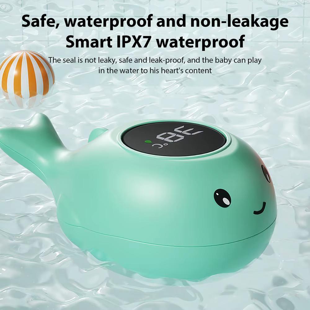 Whale Smart Baby Bath Thermometer With LED Water Thermometer Display Waterproof Temperature Sensor 5