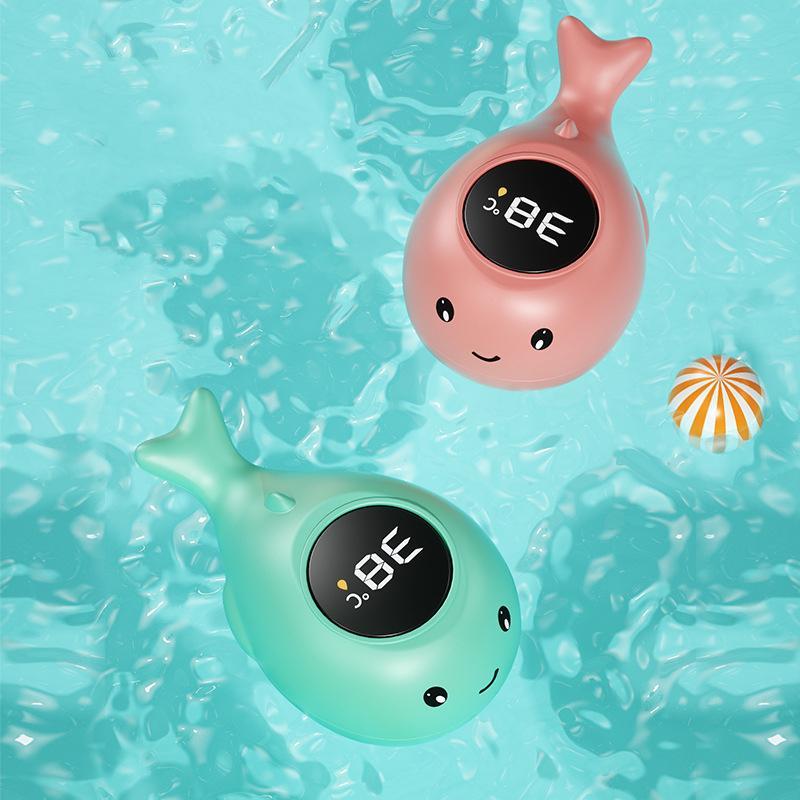 Whale Smart Baby Bath Thermometer With LED Water Thermometer Display Waterproof Temperature Sensor 8