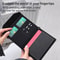 RFID Travel Passport Wallet With Magnetic Closure And 9 Card Slots 2