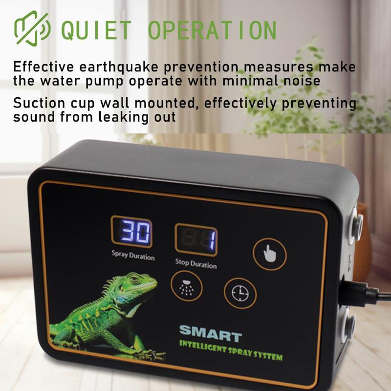 Smart Reptile Misting System with Timer for Terrariums and Rainforest Habitats