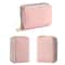 Large Capacity Card Holder Wallet With Double Zipper PU Leather Organizer For Women Men 2