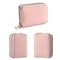 Large Capacity Card Holder Wallet With Double Zipper PU Leather Organizer For Women Men 2