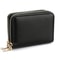 Large Capacity Card Holder Wallet With Double Zipper PU Leather Organizer For Women Men 3