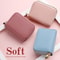 Large Capacity Card Holder Wallet With Double Zipper PU Leather Organizer For Women Men 7