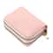 Large Capacity Card Holder Wallet With Double Zipper PU Leather Organizer For Women Men 9