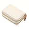 Large Capacity Card Holder Wallet With Double Zipper PU Leather Organizer For Women Men 10
