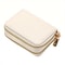 Large Capacity Card Holder Wallet With Double Zipper PU Leather Organizer For Women Men 10