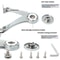 S-Shaped Lift Up Cabinet Hinge Support for Wardrobe & Flap Doors