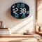 Smart LED Digital Wall Clock With Weather Station Remote Control Dual Alarm Display 0