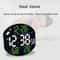 Smart LED Digital Wall Clock With Weather Station Remote Control Dual Alarm Display 3