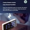 RGB Digital Alarm Clock With Dual Alarms 11 Color LED Display Adjustable Brightness 3