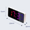 RGB Digital Alarm Clock With Dual Alarms 11 Color LED Display Adjustable Brightness 7