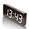 RGB Digital Alarm Clock with Dual Alarms, 11 Color LED Display & Adjustable Brightness