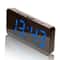 RGB Digital Alarm Clock with Dual Alarms, 11 Color LED Display & Adjustable Brightness