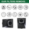 HEPA Filter Replacement for Rainbow E2 Series R-10520 Vacuum Cleaner