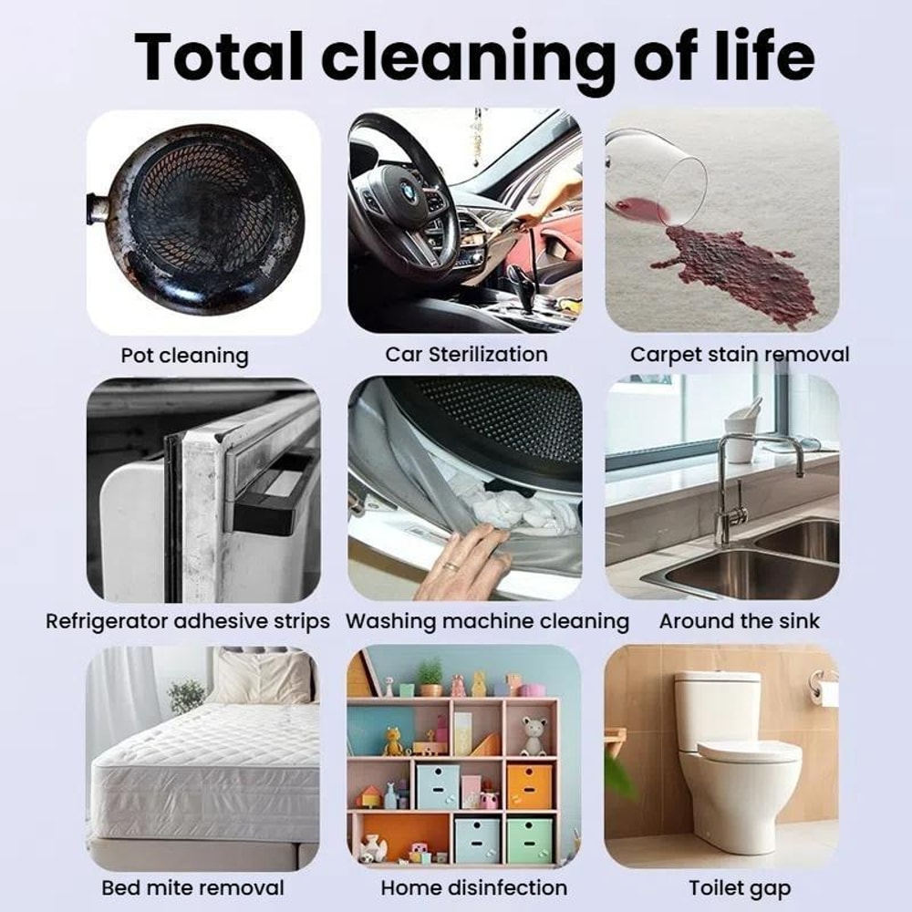 1500W Steam Cleaner High Pressure Handheld Steamer For Kitchen Grout Home Cleaning 8