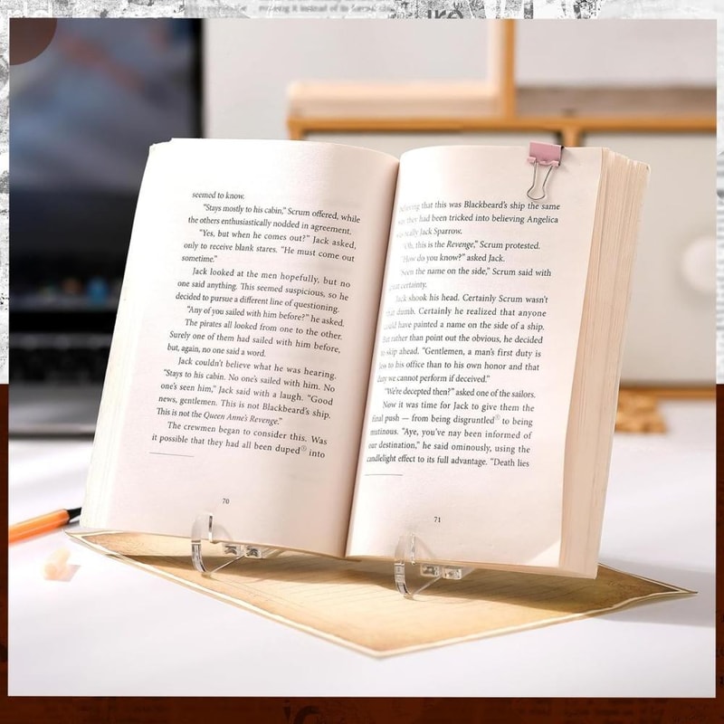 Acrylic Picture Frame Stand for Photos, Books & Decorative Plates
