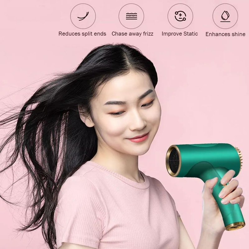 Cordless Ionic Hair Dryer With USB Rechargeable Battery And Hot Cold Airflow 5