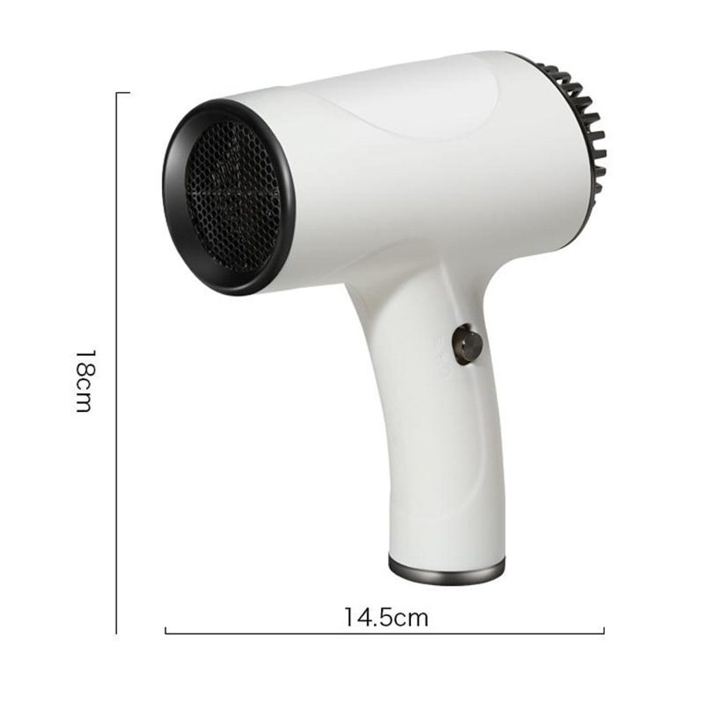 Cordless Ionic Hair Dryer With USB Rechargeable Battery And Hot Cold Airflow 6