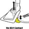 Karcher SC3 SC4 SC5 Compatible Steam Cleaner Floor Brush Head Replacement